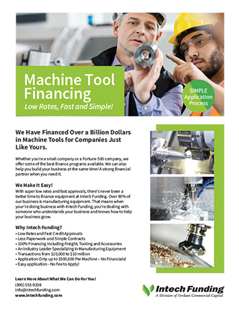 Machine Tool Financing